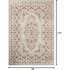 image:imageLoloi Rifle Paper Co Laurel Cream 92 x 122 Area RugLinen