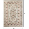 image:imageLoloi Rifle Paper Co Laurel Cream 92 x 122 Area RugLinen