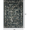 image:imageLoloi Rifle Paper Co Laurel Cream 92 x 122 Area RugNavy  Multi