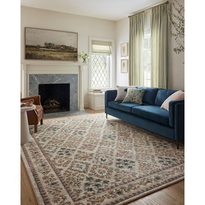 image:imageLoloi Rifle Paper Co Laurel Cream 92 x 122 Area RugCream  Multi