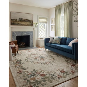 image:imageLoloi Rifle Paper Co Laurel Cream 92 x 122 Area RugCream