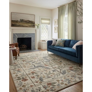 image:imageLoloi Rifle Paper Co Laurel Cream 92 x 122 Area RugIvory