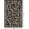 image:imageLoloi Rifle Paper Co Arboretum Ivory 23 x 39 Accent RugBlack