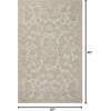 image:imageLoloi Rifle Paper Co Arboretum Ivory 23 x 39 Accent RugIvory