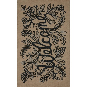 image:imageLoloi Rifle Paper Co Minnie BlackMulti 23 x 39 Accent RugCream