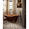 image:imageLoloi Chris Loves Julia Clove IvoryRose 19 x 210 Bath MatIvory  Lt Blue