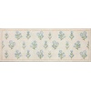 image:imageLoloi Chris Loves Julia Clove IvoryRose 19 x 210 Bath MatIvory  Lt Blue