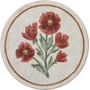 image:imageLoloi Chris Loves Julia Clove IvoryRose 19 x 210 Bath MatIvory  Red