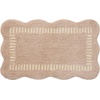 image:imageLoloi Chris Loves Julia Valerie Lagoon  Ivory 19 x 210 Bath MatBlush  Ivory