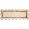 image:imageLoloi Chris Loves Julia Valerie Lagoon  Ivory 19 x 210 Bath MatIvory  Brick