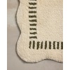 image:imageLoloi Chris Loves Julia Valerie Lagoon  Ivory 19 x 210 Bath MatIvory  Green