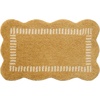 image:imageLoloi Chris Loves Julia Valerie Lagoon  Ivory 19 x 210 Bath MatWheat  Ivory