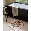 image:imageLoloi Chris Loves Julia Clove IvoryRose 19 x 210 Bath MatIvory  Red
