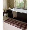 image:imageLoloi Chris Loves Julia Lawrence PlumIvory 19 x 210 Bath MatPlum  Ivory