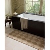image:imageLoloi Chris Loves Julia Lawrence PlumIvory 19 x 210 Bath MatSand  Ivory