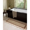 image:imageLoloi Chris Loves Julia Valerie Lagoon  Ivory 19 x 210 Bath MatIvory  Brick