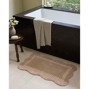 image:imageLoloi Chris Loves Julia Valerie Lagoon  Ivory 19 x 210 Bath MatBlush  Ivory