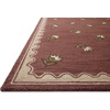 image:imageLoloi Chris Loves Julia Norah BerryNatural 18 x 18 Sample RugBerry  Natural