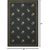 image:imageLoloi Chris Loves Julia Norah BerryNatural 18 x 18 Sample RugMidnight  Olive
