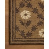image:imageLoloi Chris Loves Julia Norah BerryNatural 18 x 18 Sample RugTan  Espresso